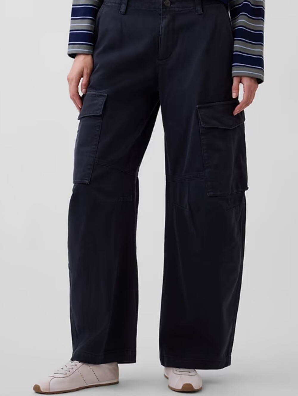 Women's Black Cargo Pants - Classic Straight Fit NWT